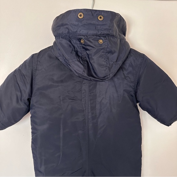 Polo Ralph Lauren Baby Bunting Snowsuit Jacket Navy Blue Size L 12-18M - Picture 7 of 11